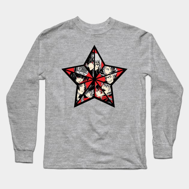 Persona 5tar Long Sleeve T-Shirt by JMcG